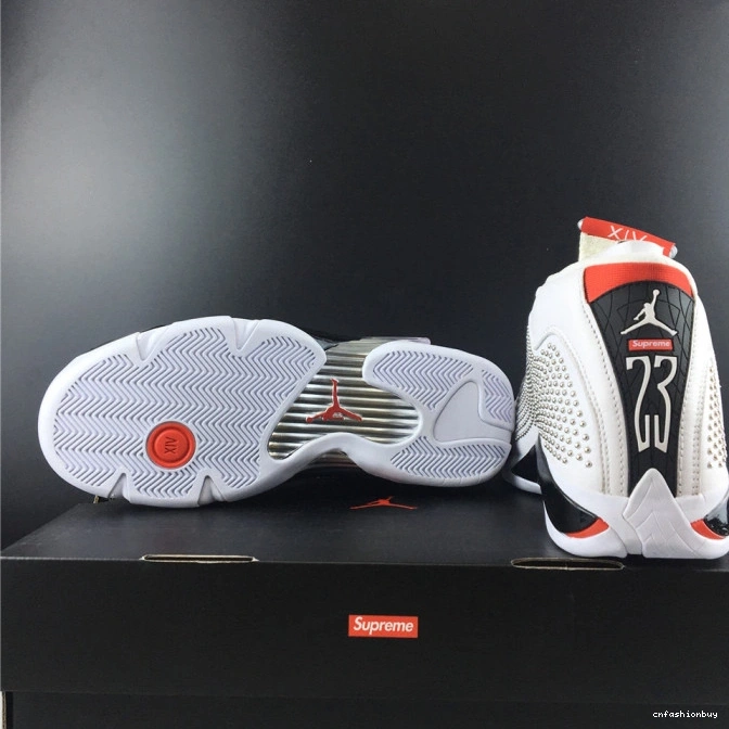 Retro BV7630-106 Jordan 14 White Air 1124
